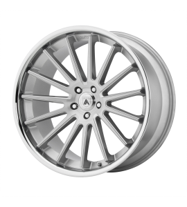 20x9 Asanti Black Label Wheels ABL-24 BETA 5x112 | 35 Offset (6.38 Backspace) | 72.6 Hub | Silver/Brushed | ABL24-20905635SL
