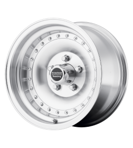 15x8 American Racing Wheels AR61 OUTLAW I 5x114.3 Machined -19 Offset (3.75 Backspace) 83.06 Centerbore | AR615865