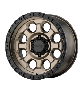 18x9 American Racing Wheels AR201 6x139.7 Matte Bronze Black Lip 35 Offset (6.38 Backspace) 100.5 Centerbore | AR20189062635