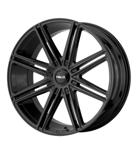 24x10 Helo Wheels HE913 Blank/Special Drill Gloss Black 15 Offset (6.09 Backspace) 72.6 Centerbore | HE91324000315