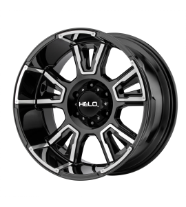 20x10 Helo Wheels HE914 8x170 Gloss Black Machined -18 Offset (4.79 Backspace) 125.5 Centerbore | HE91421087318N