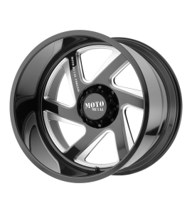 24x14 Moto Metal Off-Road Wheels MO400 Blank/Special Drill Gloss Black Milled -76 Offset (4.51 Backspace) 117 Centerbore | MO40024400L976NR