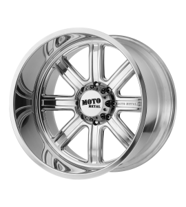 22x14 Moto Metal Off-Road Wheels MO402 Blank/Special Drill Polished -76 Offset (4.51 Backspace) 78.3 Centerbore | MO40222400M176N