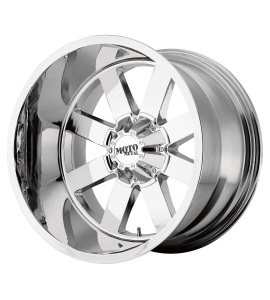 18x12 Moto Metal Off-Road Wheels MO962 Blank/Special Drill Chrome -44 Offset (4.77 Backspace) 78.3 Centerbore | MO96281200244N