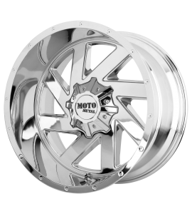 22x10 Moto Metal Off-Road Wheels MO988 MELEE Blank/Special Drill Chrome -18 Offset (4.79 Backspace) 78.3 Centerbore | MO98822000218N