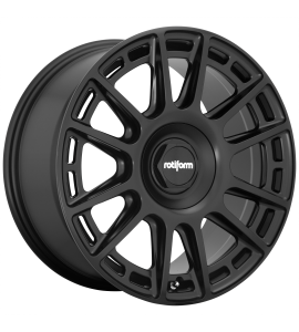 18x8.5 Rotiform Wheels R159 OZR 5x112 MATTE BLACK 45 Offset (6.52 Backspace) 66.56 Centerbore | R159188543+45