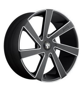 20x8.5 Dub Wheels S133 DIRECTA Blank/Special Drill MATTE BLACK MILLED 20 Offset (5.54 Backspace) 72.56 Centerbore | S133208500+20D