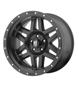 18x9 XD Off-Road Series by KMC Wheels XD128 MACHETE 6x139.7 Satin Black With Reinforcing Ring 18 Offset (5.71 Backspace) 106.25 Centerbore | XD12889068718
