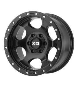 17x9 XD Off-Road Series by KMC Wheels XD131 RG1 6x139.7 Satin Black With Reinforcing Ring -12 Offset (4.53 Backspace) 106.25 Centerbore | XD13179068712N