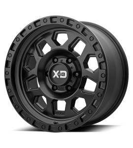 18x9 XD Off-Road Series by KMC Wheels XD132 RG2 8x165.10 Satin Black 0 Offset (5.00 Backspace) 125.5 Centerbore | XD13289080700