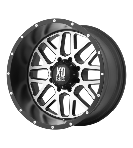 22x12 XD Off-Road Series by KMC Wheels XD820 GRENADE 8x170 Satin Black Machined Face -44 Offset (4.77 Backspace) 125.5 Centerbore | XD82022287544N