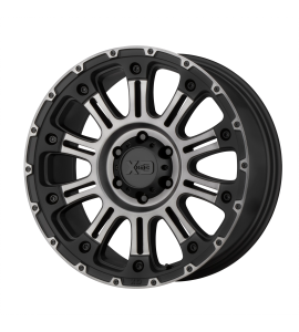 17x9 XD Off-Road Series by KMC Wheels XD829 HOSS II 6x139.7 Satin Black Machined Gray Tint -12 Offset (4.53 Backspace) 106.25 Centerbore | XD82979068412N