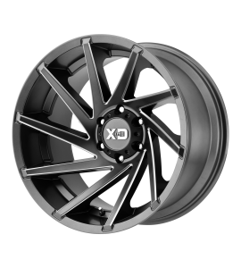 20x9 XD Off-Road Series by KMC Wheels XD834 CYCLONE 5x139.7 Satin Gray Milled 0 Offset (5.00 Backspace) 78 Centerbore | XD83429085400