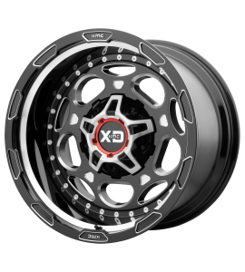 20x9 XD Off-Road Series by KMC Wheels XD837 DEMODOG 8x165.10 Gloss Black Milled 18 Offset (5.71 Backspace) 125.5 Centerbore | XD83729080318