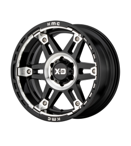 17x9 XD Off-Road Series by KMC Wheels XD840 SPY II 6x139.7 Gloss Black Machined -12 Offset (4.53 Backspace) 106.25 Centerbore | XD84079068312N