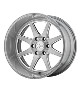 22x10 XD Off-Road Series by KMC Wheels XD844 PIKE 8x170 Titanium Brushed Milled -18 Offset (4.79 Backspace) 125.5 Centerbore | XD84422087618N