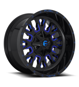 20x9 Fuel Off-Road Wheels | 1 piece D645 STROKE 5x139.7/5x150 GLOSS BLACK BLUE TINTED CLEAR 20 Offset (5.79 Backspace) 110.1 Centerbore | D64520907057